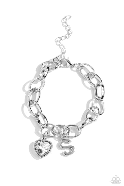 Guess Now Its INITIAL - White - S  Bracelet