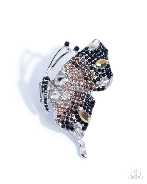 Fantastical Flutter Black Ring