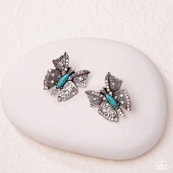 Hovering Harmony Blue Earring