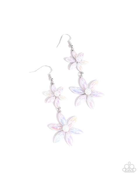 Pearl Posy - White Earrings