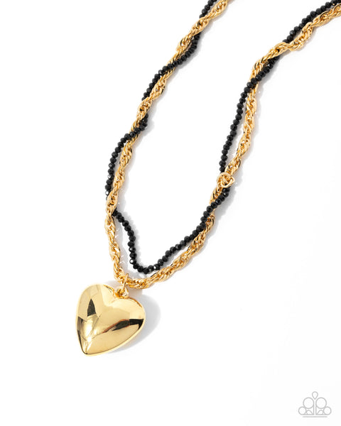 Falling Slowly Gold Necklace