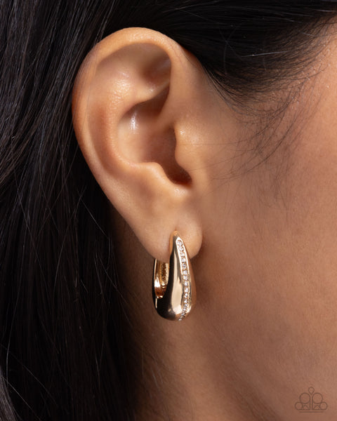 Executive Mansion Gold Earrings