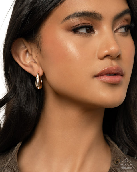 Executive Mansion Gold Earrings