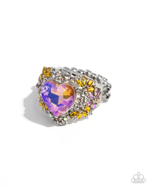 Bursting with Beauty Orange Ring