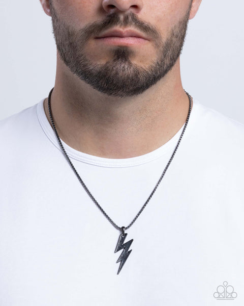 Electric Encore Black Necklace