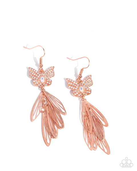 Fairy Dust Copper Earrings