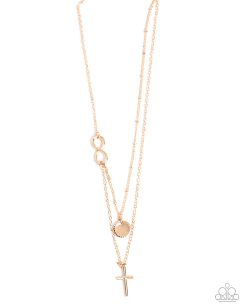 Eternal Embrace Gold Necklace