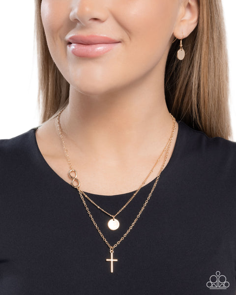 Eternal Embrace Gold Necklace