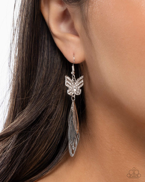 Fairy Dust White Earring