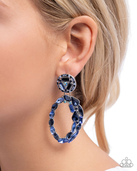Eclectic Elevation Blue Earring