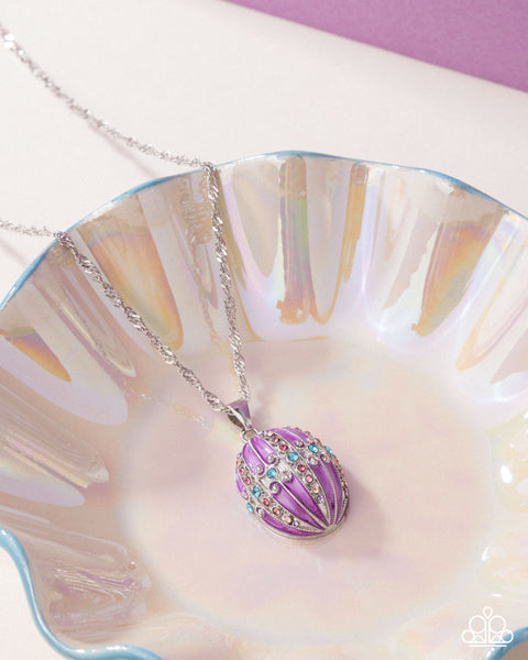 Fabergé Flair Purple Necklace