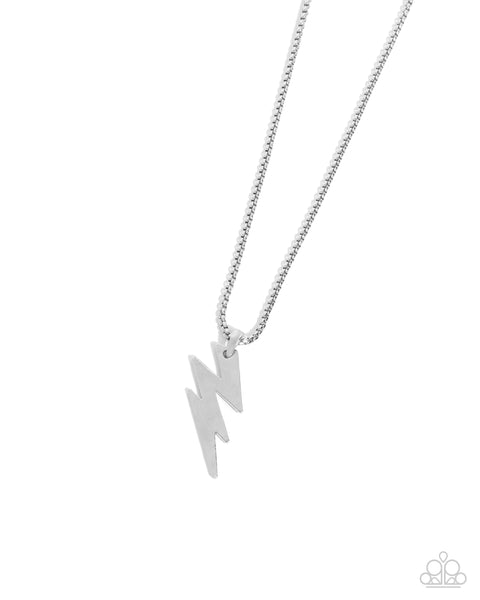 Electric Encore Silver Necklace