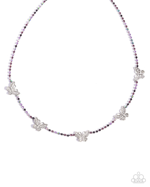 FANCIFUL of Life Purple Necklace