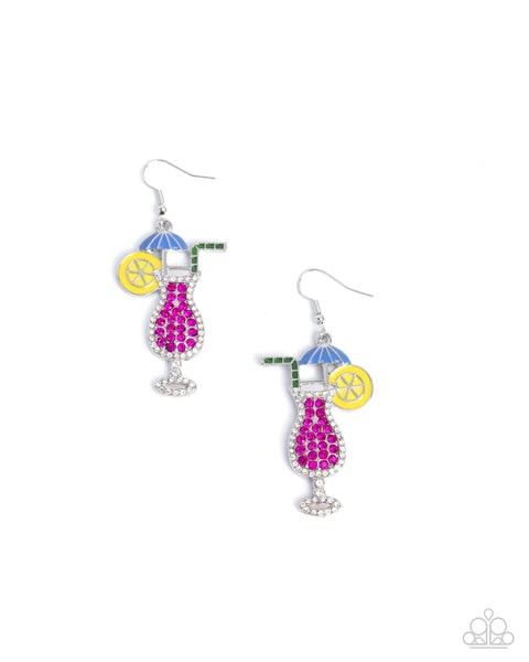 Delightful Daiquiri Pink Earring
