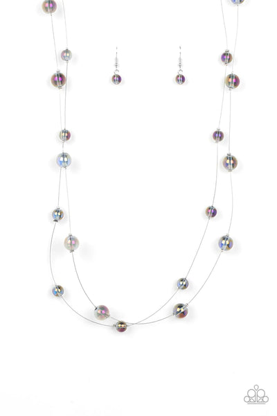 Interstellar Illusions Purple Necklace