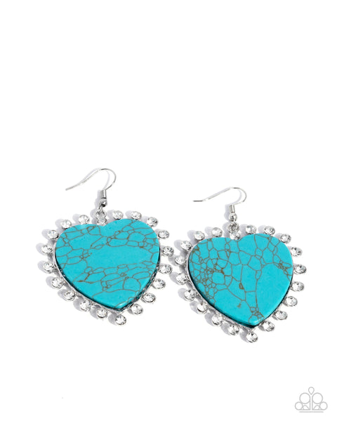 Dazzling Damsel Blue Earring