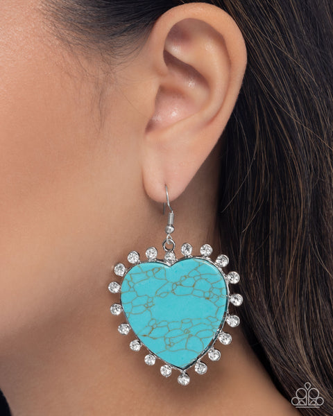 Dazzling Damsel Blue Earring
