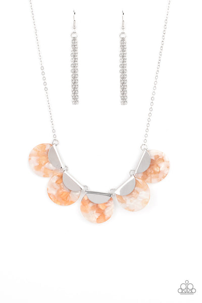 Mermaid Oasis Orange Necklace