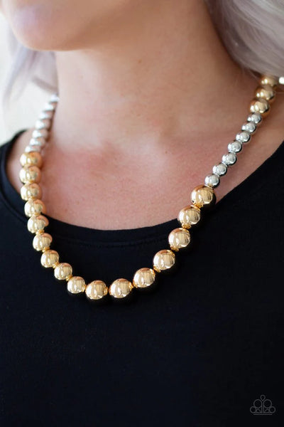 Power To The People - Gold - Necklace