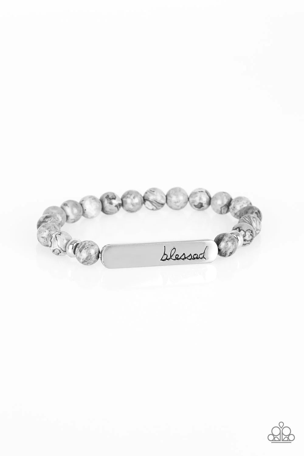 Born Blessed Silver Bracelet