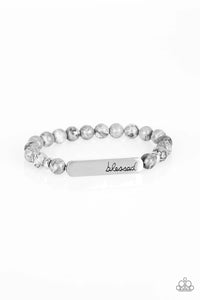 Born Blessed Silver Bracelet