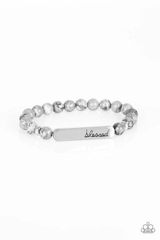 Born Blessed Silver Bracelet