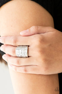 Paleo Patterns Silver Ring