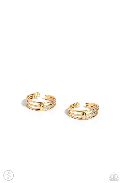 Stud Story - Gold Ear Cuffs