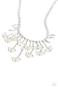 Majestic Metamorphosis - White Necklace