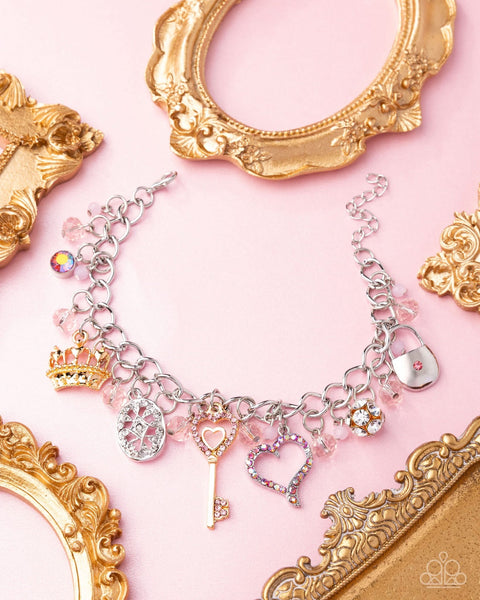 Queen of the Party Pink Bracelet