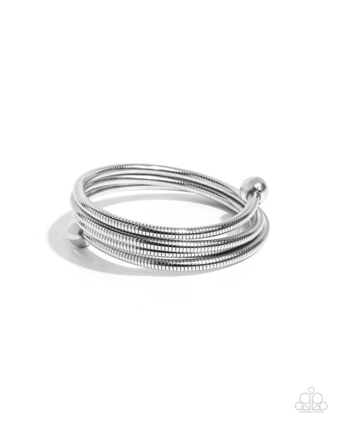 Calmly Coiled Silver Bracelet