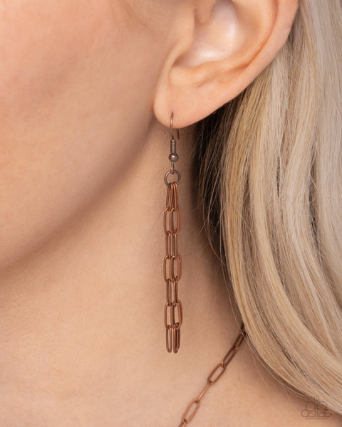 Seize the Sentiment - Copper Necklace