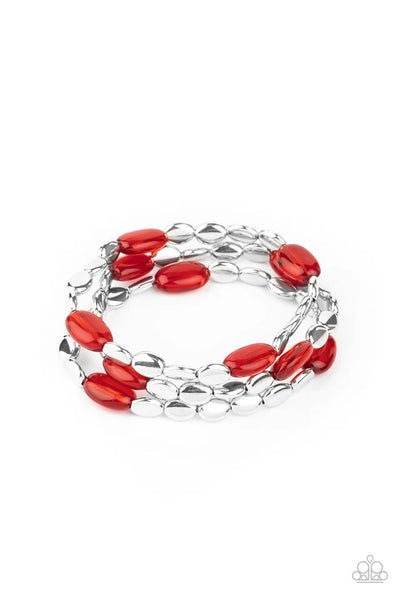 Sorry To Burst Bauble Red Bracelet