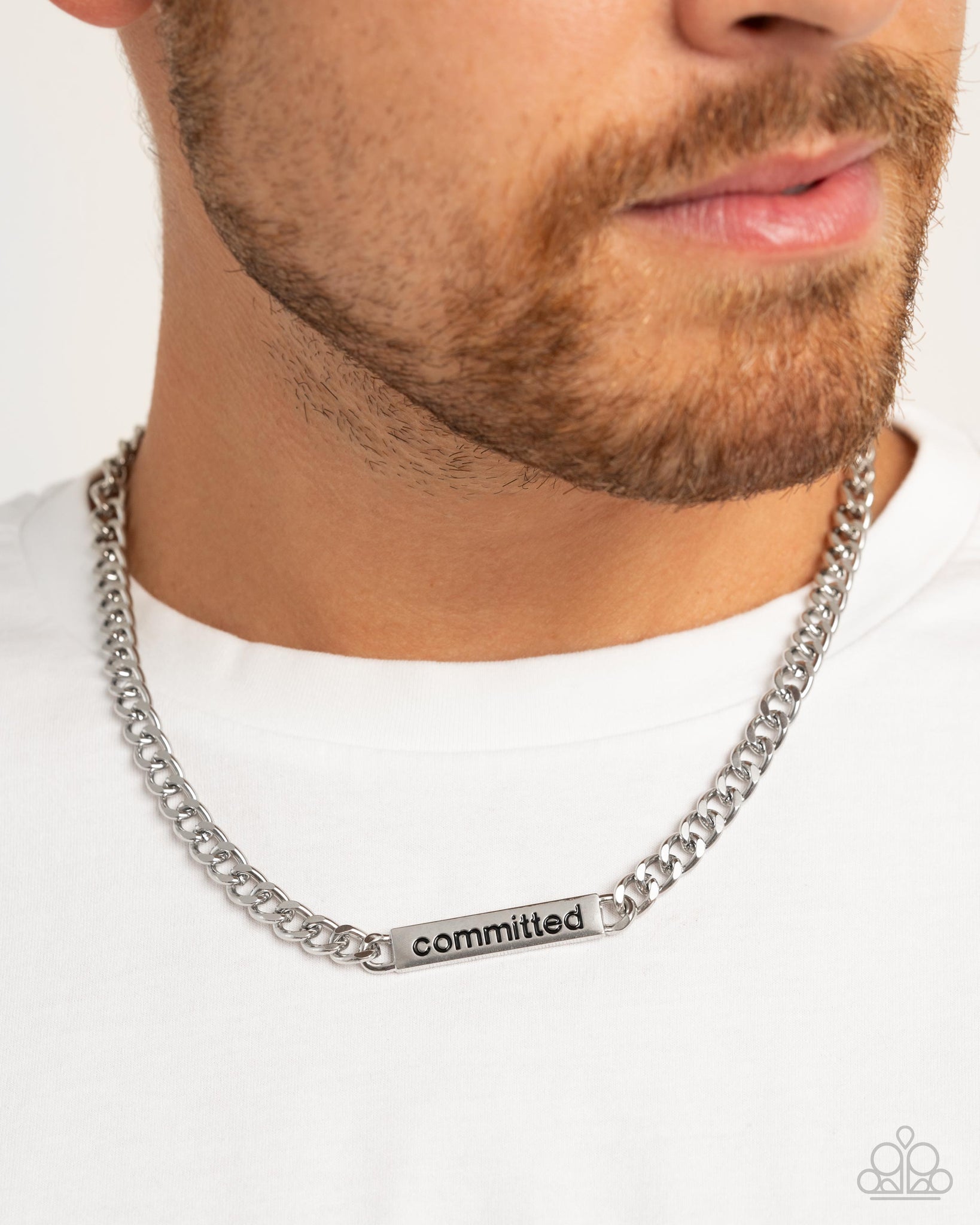 Fully Committed Silver Urban Necklace