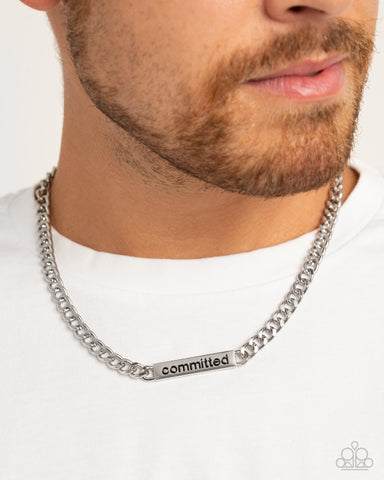 Fully Committed Silver Urban Necklace