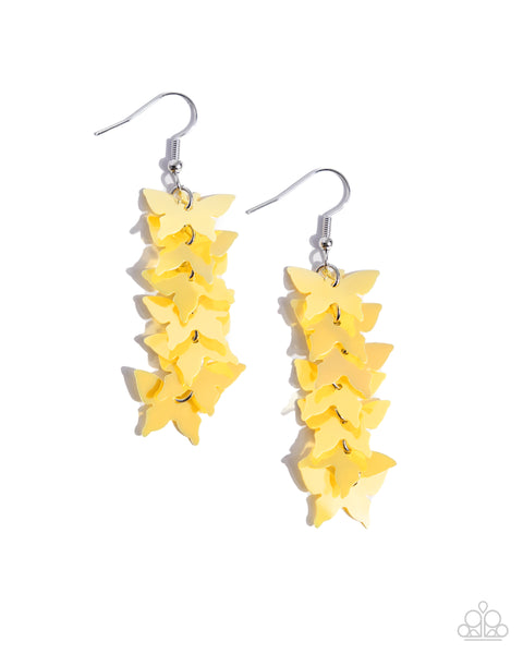 Aerial Ambiance - Yellow Earrings