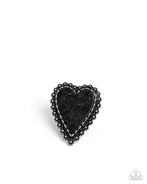 Affectionate Allegiance Black Ring