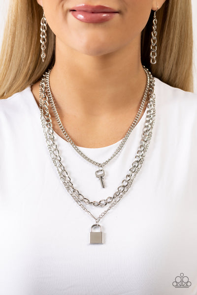 Low Key Layers - Silver Necklace