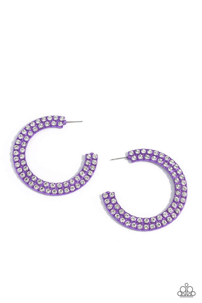 Flawless Fashion - Purple Earrings