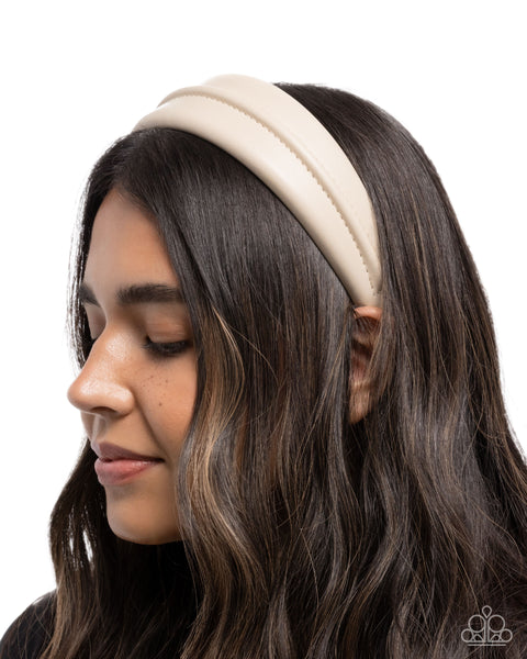 Lovely Lesson White Headband