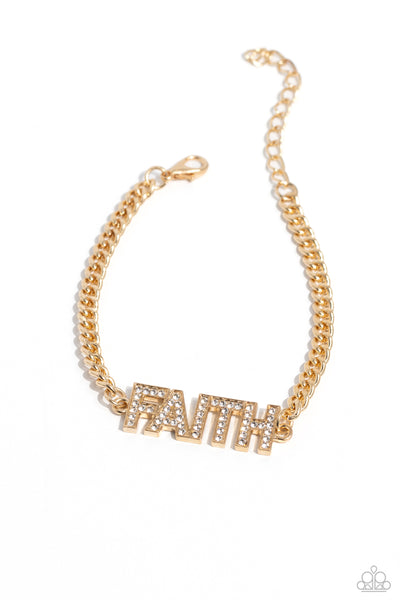 Faithful Finish - Gold Bracelet