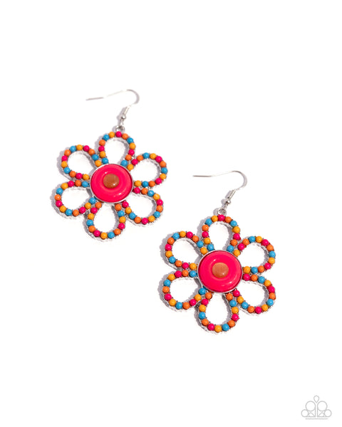 FLOWER Forward - Orange Earring