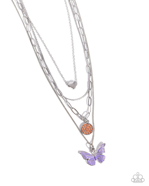 Whimsical Wardrobe - Purple Necklace