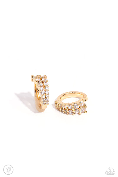 Pronged Parisian - Gold Ear Cuff Earring