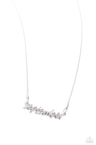 Birth Month Bling September Necklace