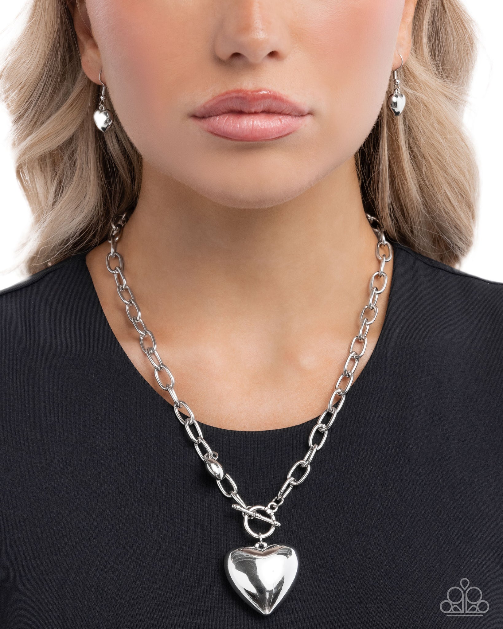 Heartfelt Hangout Silver Necklace