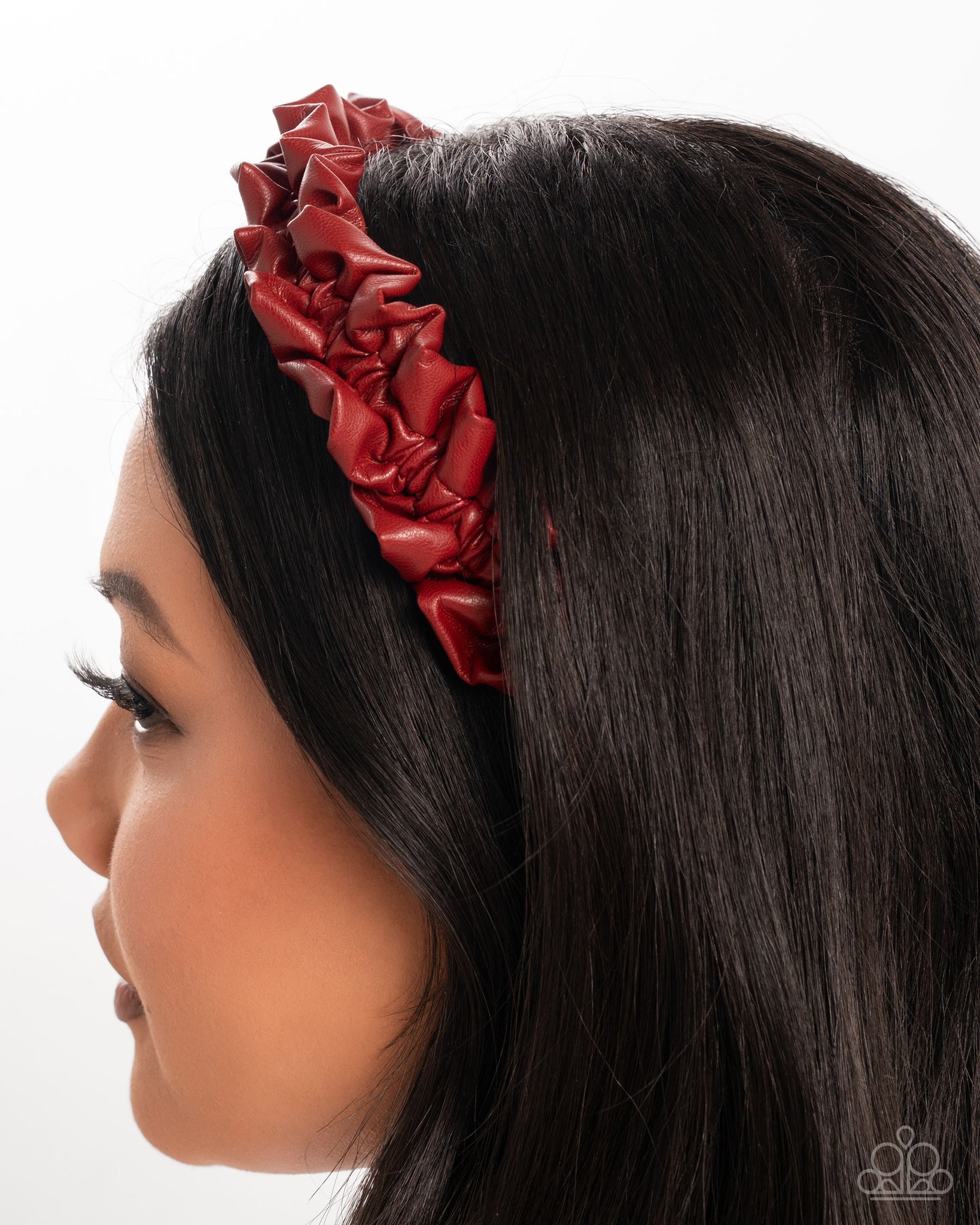 Ruffled Rebel Red Headband