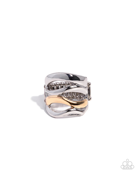 Wavy Wardrobe Silver Ring
