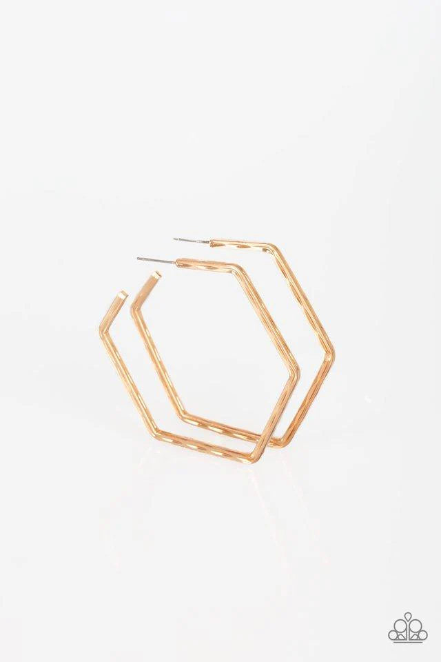 Metro Metric Gold Earring