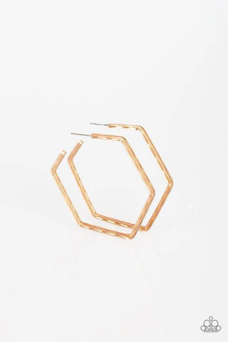 Metro Metric Gold Earring